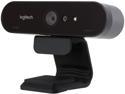 Logitech BRIO 4K Webcam Ultra 4K HD Video Calling Up to 90 fps Noise-Canceling mic HD Auto Light Correction for PC and Mac 960-001105