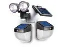 Home Zone Security Solar Wall Lights - Intelligent Solar Linkable Solar Motion Sensor Wall Lights (1-Set)