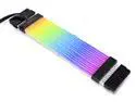 LIAN LI STRIMER PLUS V2 24 Pin  Addressable RGB Power Extension Cable . Strimer L-connect 3.0 Controller Included - Strimer Plus V2 24 Pin