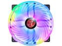 RAIJINTEK ANEMI 20 RBW, 200mm Addressable RGB Fan, The First 20030 Fan with Outer Ring LED + Inner Ring LED, with Full O-type LED Ring 42pcs LEDs in Total, 32pcs LEDs (outer) + 10pcs LEDs (inner)