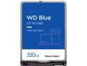 WD Blue 320GB Internal Hard Disk Drive - 5400 RPM Class SATA 6Gb/s 16MB Cache 2.5 Inch - WD3200LPCX