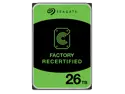 Seagate (Recertified) Exos X 26TB Internal Hard Drive HDD - 3.5 In CMR SATA 6Gb/s, 7200 RPM, 512MB Cache, 2.5M MTBF (ST26000NM000C)
