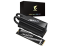 GIGABYTE AORUS Gen5 SSD 12000 SSD 2TB PCIe 5.0 NVMe M.2 Internal Solid State Hard Drive with Read Speed Up to 12400MB/s, Write Speed Up to 11800MB/s, AG512K2TB
