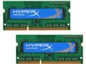 HyperX 8GB (2 x 4GB) 204-Pin DDR3 SO-DIMM DDR3 1600 (PC3 12800) Laptop Memory Model KHX1600C9S3K2/8GX