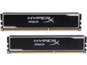 HyperX Black 16GB (2 x 8GB) DDR3 1600 (PC3 12800) Desktop Memory Model KHX16C10B1BK2/16X
