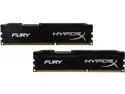 HyperX FURY 16GB (2 x 8GB) DDR3 1600 (PC3 12800) Desktop Memory Model HX316C10FBK2/16