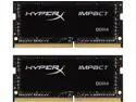 HyperX Impact 16GB (2 x 8GB) 260-Pin DDR4 SO-DIMM DDR4 2133 (PC4 17000) Laptop Memory Model HX421S13IBK2/16