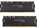 HyperX Predator 16GB (2 x 8GB) DDR4 3200 RAM (Desktop Memory) CL16 XMP Black DIMM (288-Pin) HX432C16PB3K2/16