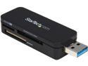 StarTech.com FCREADMICRO3 USB 3.0 External Flash Multi Media Memory Card Reader - USB 3 Card Reader - Portable External Mini Card Reader - SDHC MicroSD