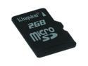 Kingston 2GB MicroSD Flash Card  w/ SD Adapter Model SDC/2GB
