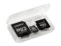 Kingston 1GB MicroSD Flash Card w/2 Adapters Model SDC/1GB-2ADP