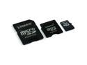 Kingston 2GB MicroSD Flash Card w/ 2 Adapters Model SDC/2GB-2ADP