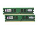Kingston 2GB (2 x 1GB) DDR2 800 (PC2 6400) Dual Channel Kit Desktop Memory Model KVR800D2K2/2GR