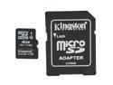 Kingston 4GB microSDHC Flash Card Model SDC4/4GB