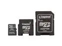 Kingston 4GB microSDHC Flash Card w/2 Adapters Model SDC4/4GB-2ADP