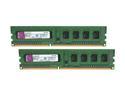 Kingston 2GB (2 x 1GB) DDR3 1333 (PC3 10600) Dual Channel Kit Desktop Memory Model KVR1333D3K2/2GR
