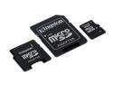 Kingston 8GB microSDHC Flash Card w/2 Adapters Model SDC4/8GB-2ADP