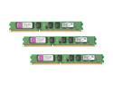 Kingston ValueRAM 3GB (3 x 1GB) DDR3 1333 (PC3 10666) Triple Channel Kit Desktop Memory Model KVR1333D3K3/3GR