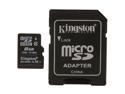 Kingston 8GB microSDHC Flash Card Model SDC4/8GBET