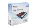 Kingston SSDNow V200 Series SV200S3D7/128G 2.5" 128GB SATA III Internal Solid State Drive (SSD) (Desktop upgrade kit)