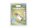 PQI U172 (SILVER) 1GB Flash Drive (USB2.0 Portable) Model BB55-B1G3-0221