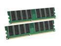 PQI POWER Series 2GB (2 x 1GB) DDR 333 (PC 2700) Dual Channel Kit Desktop Memory Model MD342GUOE-X2
