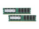 Mushkin Enhanced Green 2GB (2 x 1GB) DDR 333 (PC 2700) Dual Channel Kit System Memory Model 991372