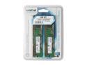 Crucial 1GB (2 x 512MB) DDR2 533 (PC2 4200) Dual Channel Kit Desktop Memory Model CT2KIT6464AA53E