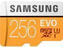 Samsung 256GB EVO microSDXC UHS-I/U3 Memory Card with Adapter, Speed Up to 100MB/s (MB-MP256GA/AM)