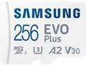 SAMSUNG EVO Plus 256GB microSDXC Flash Card w/ Adapter Model MB-MC256KA/AM