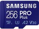 SAMSUNG PRO Plus 256GB microSDXC Flash Card w/ Adapter Model MB-MD256KA/AM