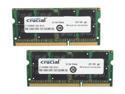 Crucial 16GB (2 x 8GB) 204-Pin DDR3 SO-DIMM DDR3L 1333 (PC3L 10600) Laptop Memory Model CT2KIT102464BF1339