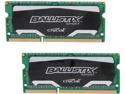 Crucial Ballistix Sport 16GB (2 x 8GB) 204-Pin DDR3 SO-DIMM DDR3L 1600 (PC3L 12800) Laptop Memory Model BLS2K8G3N169ES4