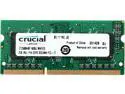 Crucial 2GB 204-Pin DDR3 SO-DIMM DDR3L 1600 (PC3L 12800) Laptop Memory Model CT25664BF160BJ