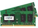 Crucial 8GB (2 x 4GB) 204-Pin DDR3 SO-DIMM DDR3L 1866 (PC3L 14900) Memory Model CT2K51264BF186DJ