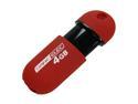 DANE-ELEC 4GB USB 2.0 Flash Drive Capless (Red) Model DA-ZMP-04G-CA-R3-R
