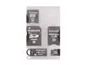 Wintec FileMate 4GB microSDHC Card-It-All Adapter Kit Model 3FMUSDCK4GB-R