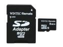 WINTEC FileMate 8GB Mobile Media Class 6 microSDHC Card with SDHC Adapter - Retail
