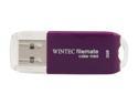 Wintec FileMate Color Mini 2GB USB 2.0 Flash Drive (Purple) Model 3FMSP01U2PU-2G-R