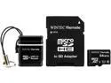 Wintec FileMate 64GB microSDHC Professional Plus UHS-I U1 C10 Card With USB and SD Adapter Retail Black Model 3FMUSD64GU1PI-MR