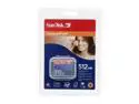 SanDisk Standard 512MB Compact Flash (CF) Flash Card Model SDCFB-512-A10