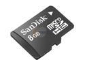 SanDisk 8GB microSDHC Flash Card Model SDSDQR-8192