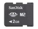 SanDisk 2GB Memory Stick Micro (M2) Flash Card Model SDMSM22048A11M