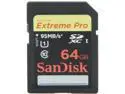SanDisk Extreme Pro 64GB Secure Digital Extended Capacity (SDXC) Flash Card Model SDSDXP-064G-A46