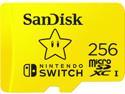 SanDisk 256GB microSDXC UHS-I for Nintendo Switch, Speed Up to 100MB/s (SDSQXAO-256G-GNCZN)