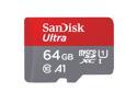 SanDisk 64GB Ultra microSDXC A1 UHS-I/U1 Class 10 Memory Card with Adapter, Speed Up to 140MB/s (SDSQUAB-064G-GN6MA)
