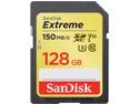 SanDisk 128GB Extreme SDXC UHS-I/U3 Class 10 V 30 Memory Card, Speed Up to 150MB/s (SDSDXV5-128G-GNCIN)