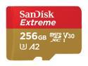 SanDisk 256GB Extreme microSDXC UHS-I/U3 A2 Memory Card with Adapter, Speed Up to 160MB/s (SDSQXA1-256G-GN6MA)