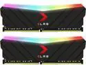PNY XLR8 Gaming EPIC-X RGB 32GB (2 x 16GB) 288-Pin PC RAM DDR4 3600 (PC4 28800) Desktop Memory Model MD32GK2D4360018XRGB