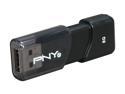 PNY Attache 8GB USB 2.0 Flash Drive Model P-FD8GBATT-03-GE